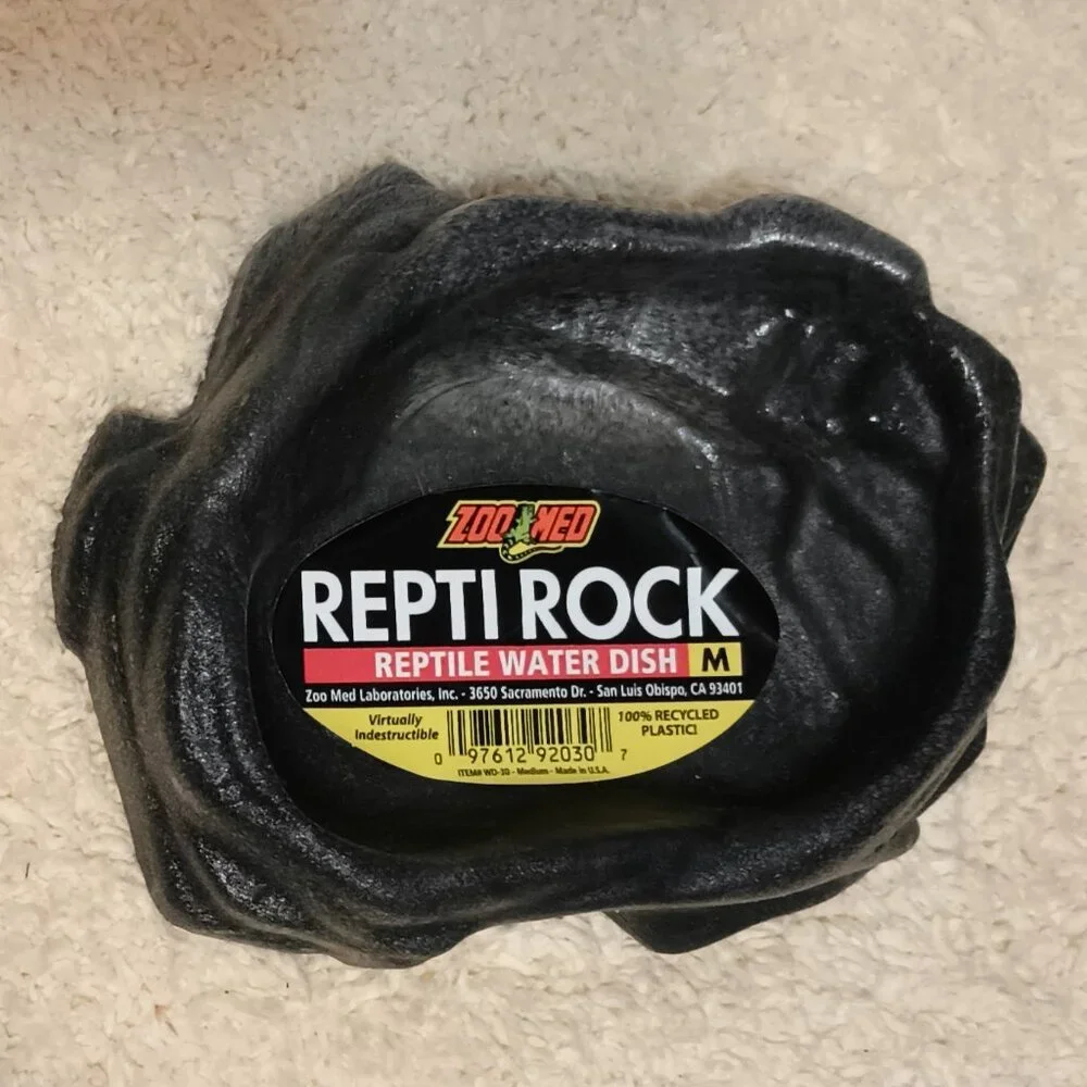 NWT ~ Zoo Med's Repti Rock Medium-Sized Water Dish For Reptiles/Amphibians